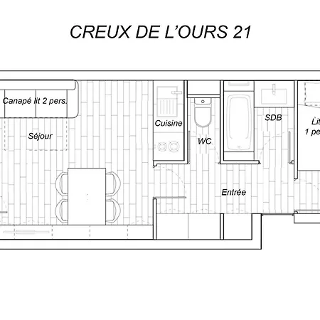 Résidence Creux de l'ours D et C Méribel Esterno foto
